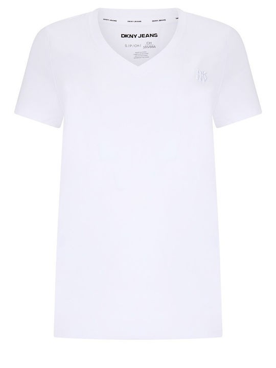 T-SHIRT DKNY ΑΣΠΡΟ
